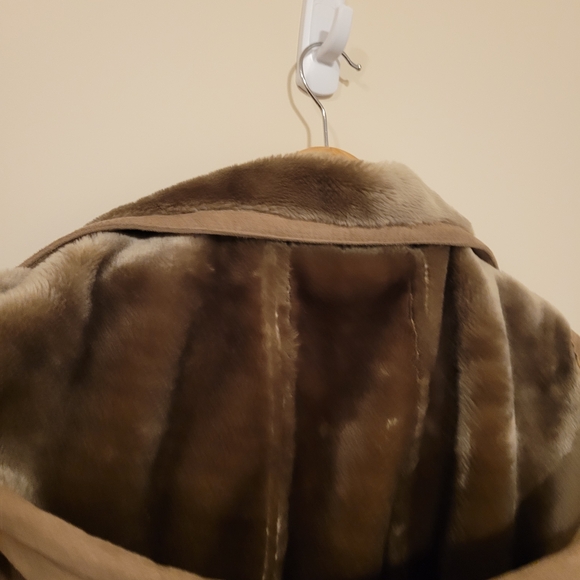 Men's Romp The Wear For Luxury Tan Hooded Duffle Coat size L - Picture 9 of 9